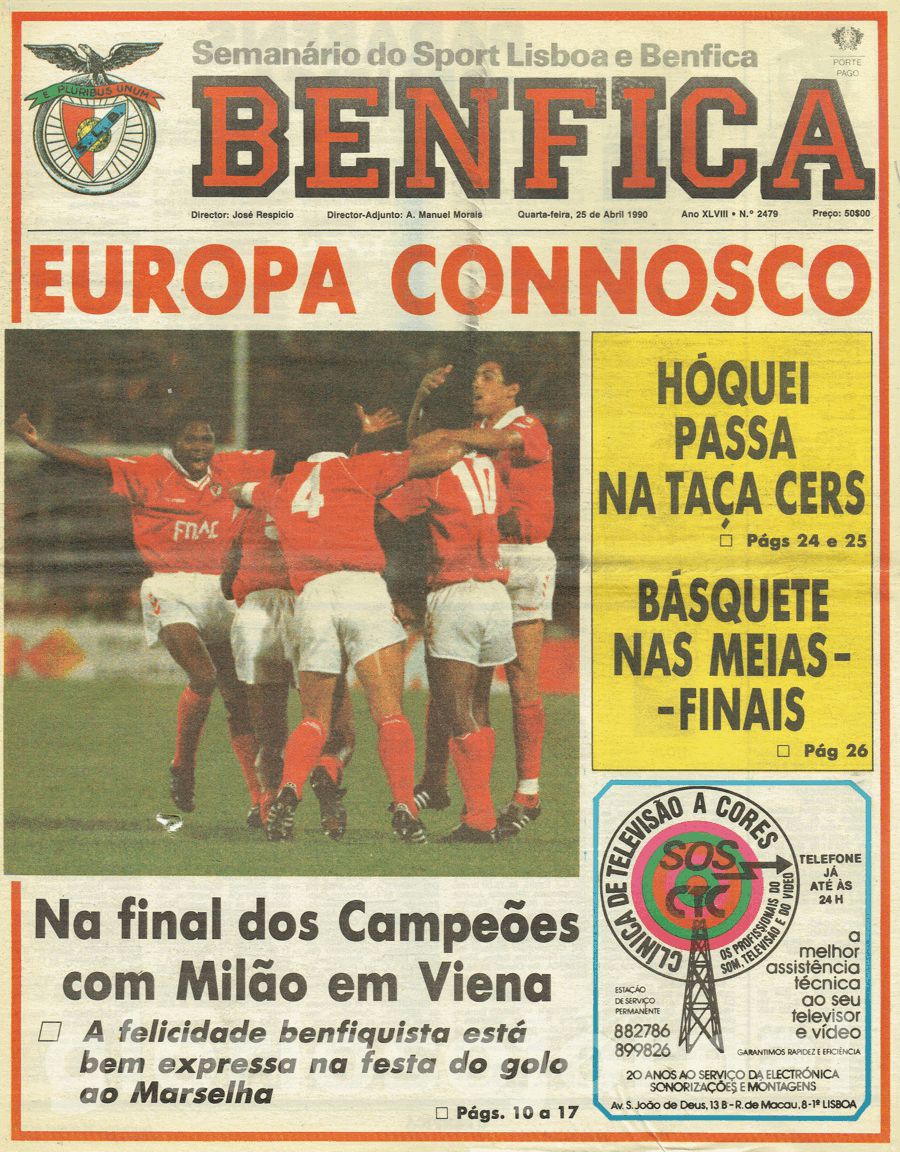 jornal o benfica 2479 1990-04-25